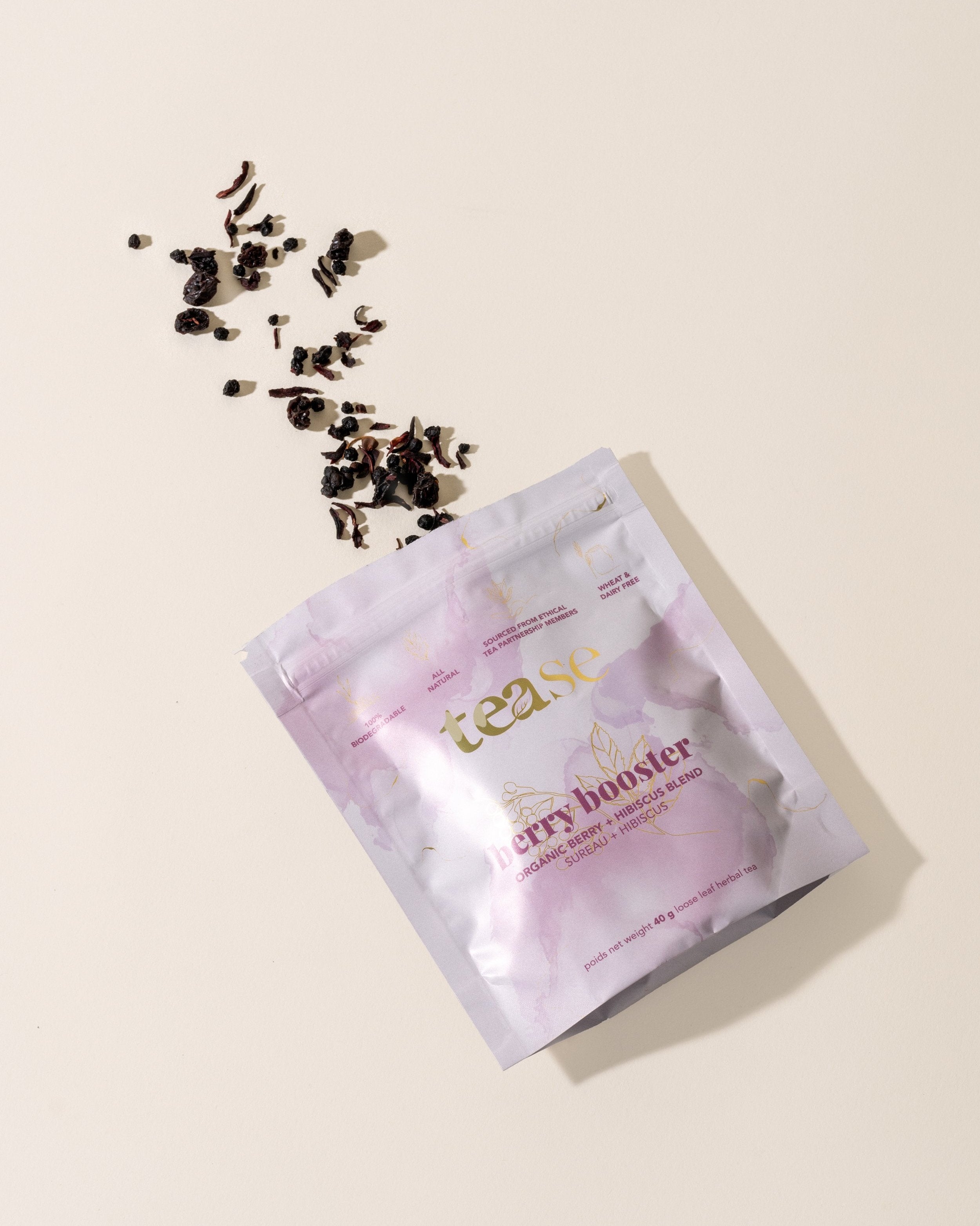 Thé aux Baies (feuilles en vrac) | Berry Booster - TEASE TEA