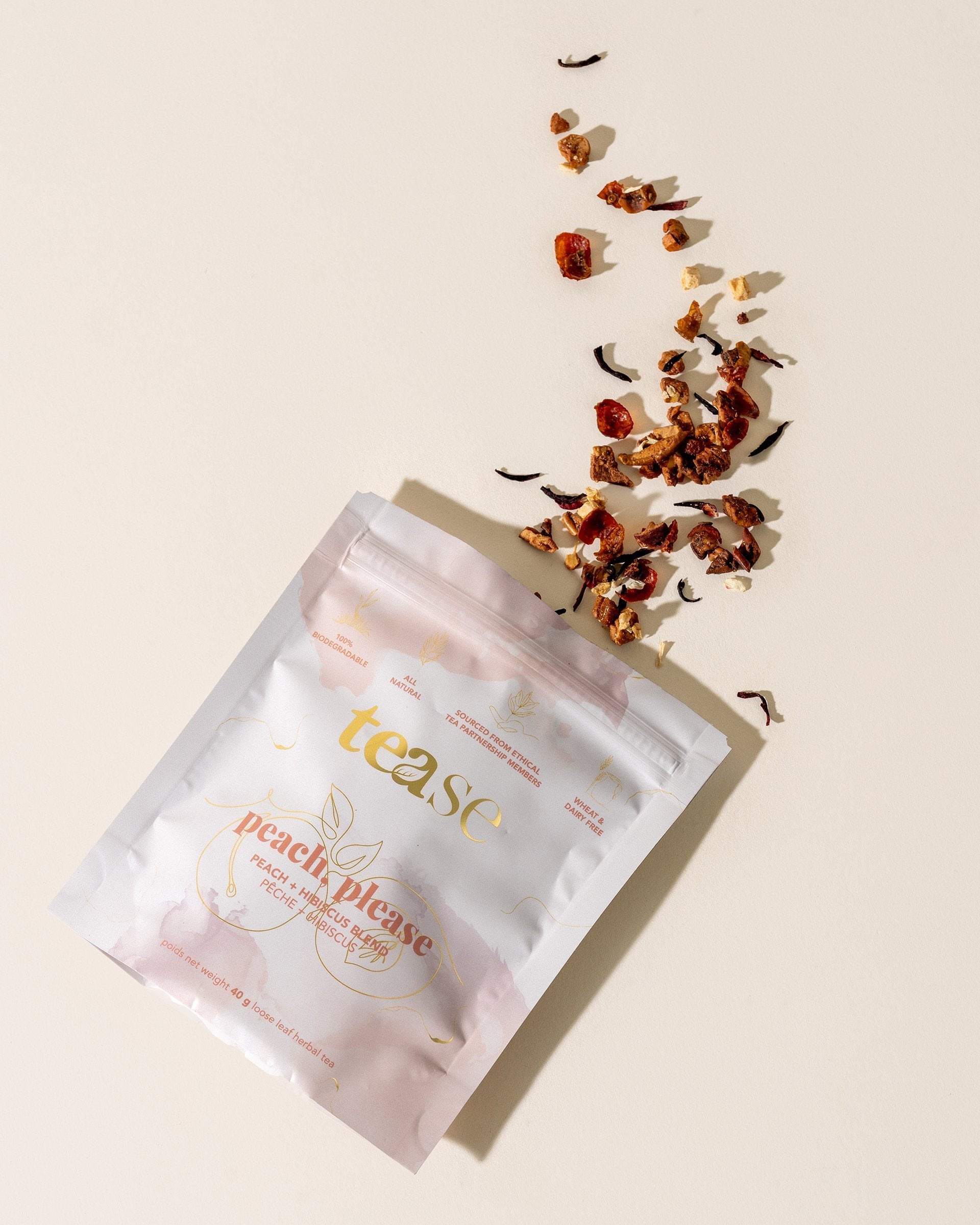 Thé aux Pêches (feuilles en vrac) | Peach Please - TEASE TEA