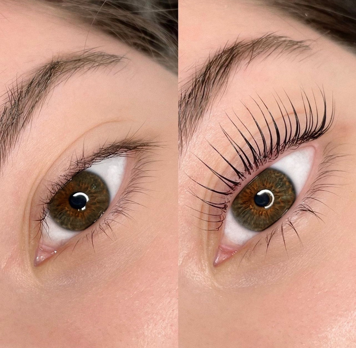 Rehaussement des cils à la kératine aussi connu sous lash lift coréen à Laval, Browgeous Esthétique