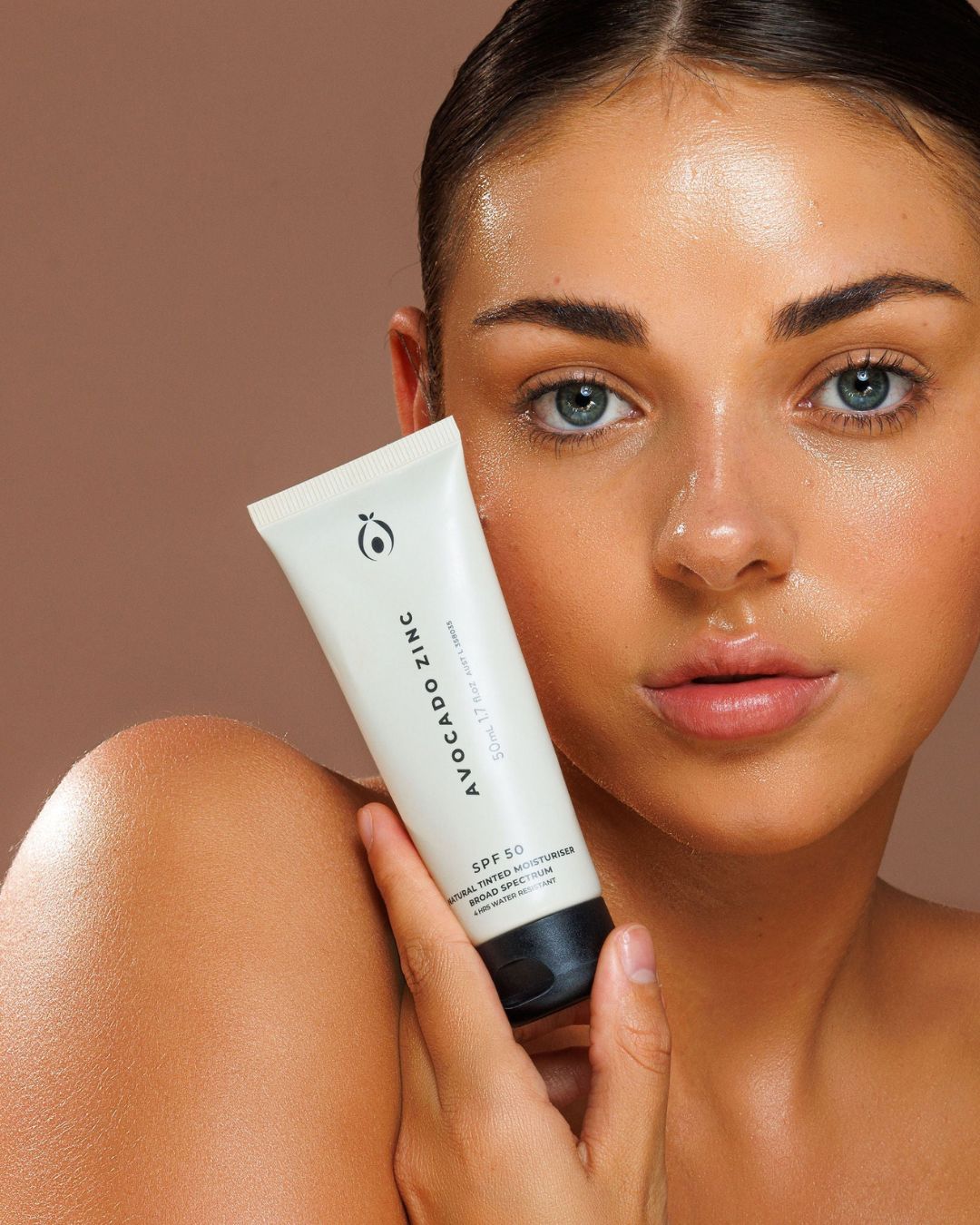 Crème Solaire Teintée FPS 50 - AVOCADO ZINC