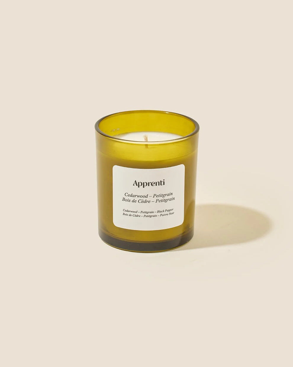 Chandelle Bois de Cèdre & Petitgrain – Apprenti