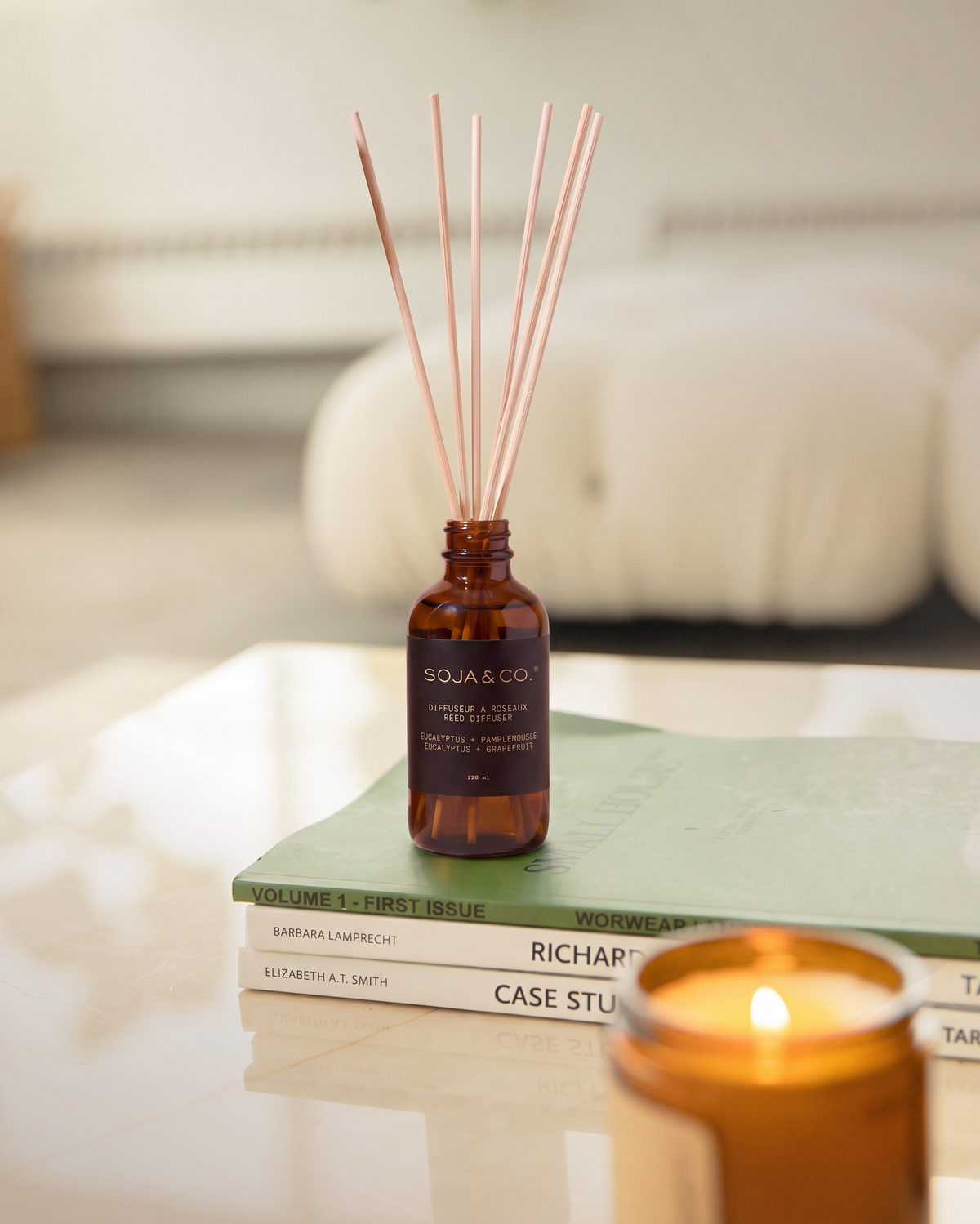 Diffuseur à roseaux Eucalyptus et Pamplemousse Soja&Co Eucalyptus and Grapefruit Reed Diffuser