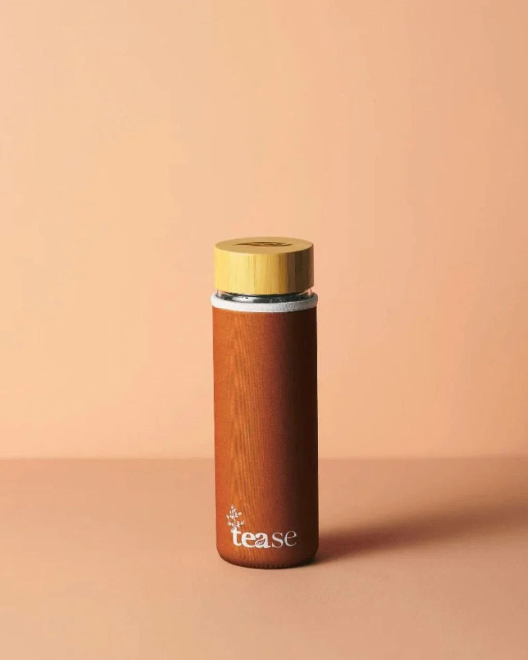 3-in-1 Glass and Bamboo Tea Cup - TEASE TEA