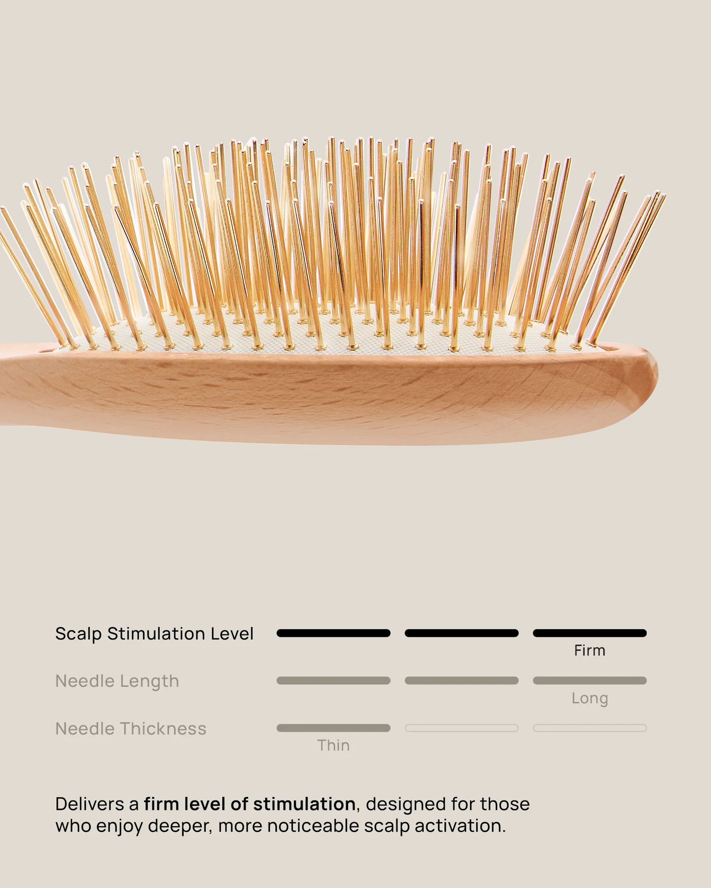 Brosse Gua Sha Cuir Chevelu Or 24k - SNOW FOX