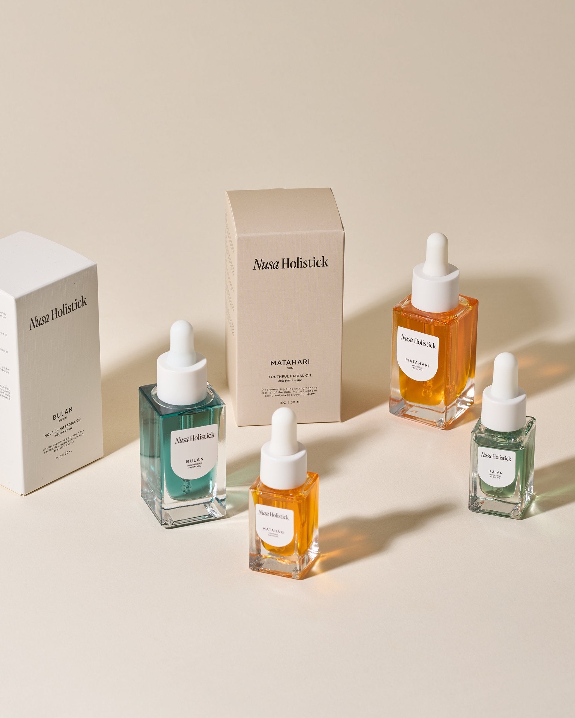 Mini Face Oil Duo | Bulan &amp; Matahari - NUSA HOLISTICK 