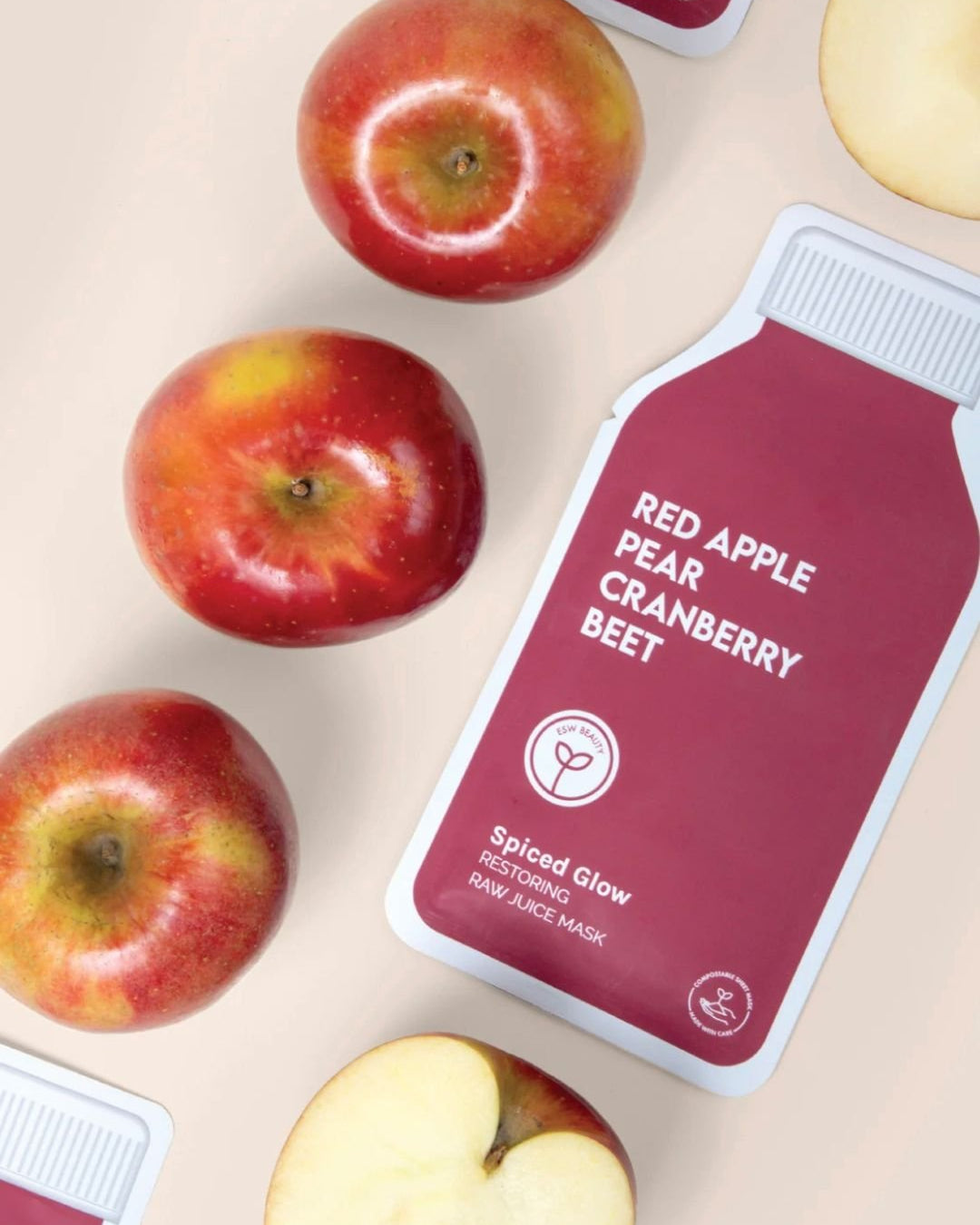 Raw Cranberry + Beetroot Juice Mask | Radiance - ESW BEAUTY 