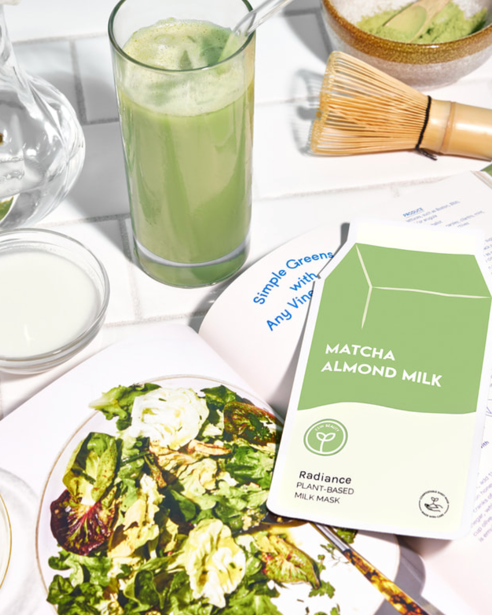 Almond + Matcha Plant Milk Mask | Radiance - ESW BEAUTY