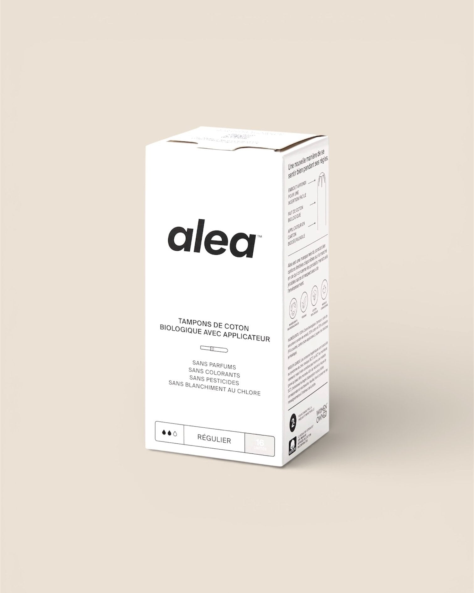 Tampons en Coton Biologique - ALEA