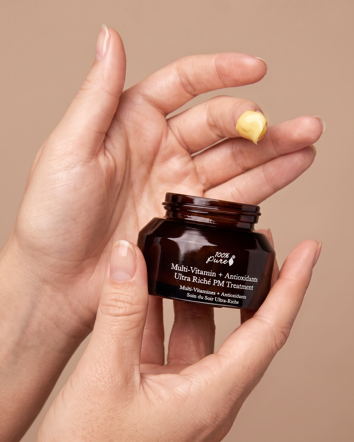 Crème de nuit anti-âge multivitaminée et antioxydante 100% pure Multi-vitamin antioxidant ultra rich PM night cream
