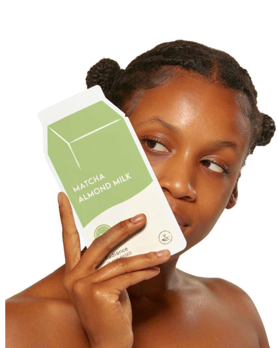 Almond + Matcha Plant Milk Mask | Radiance - ESW BEAUTY