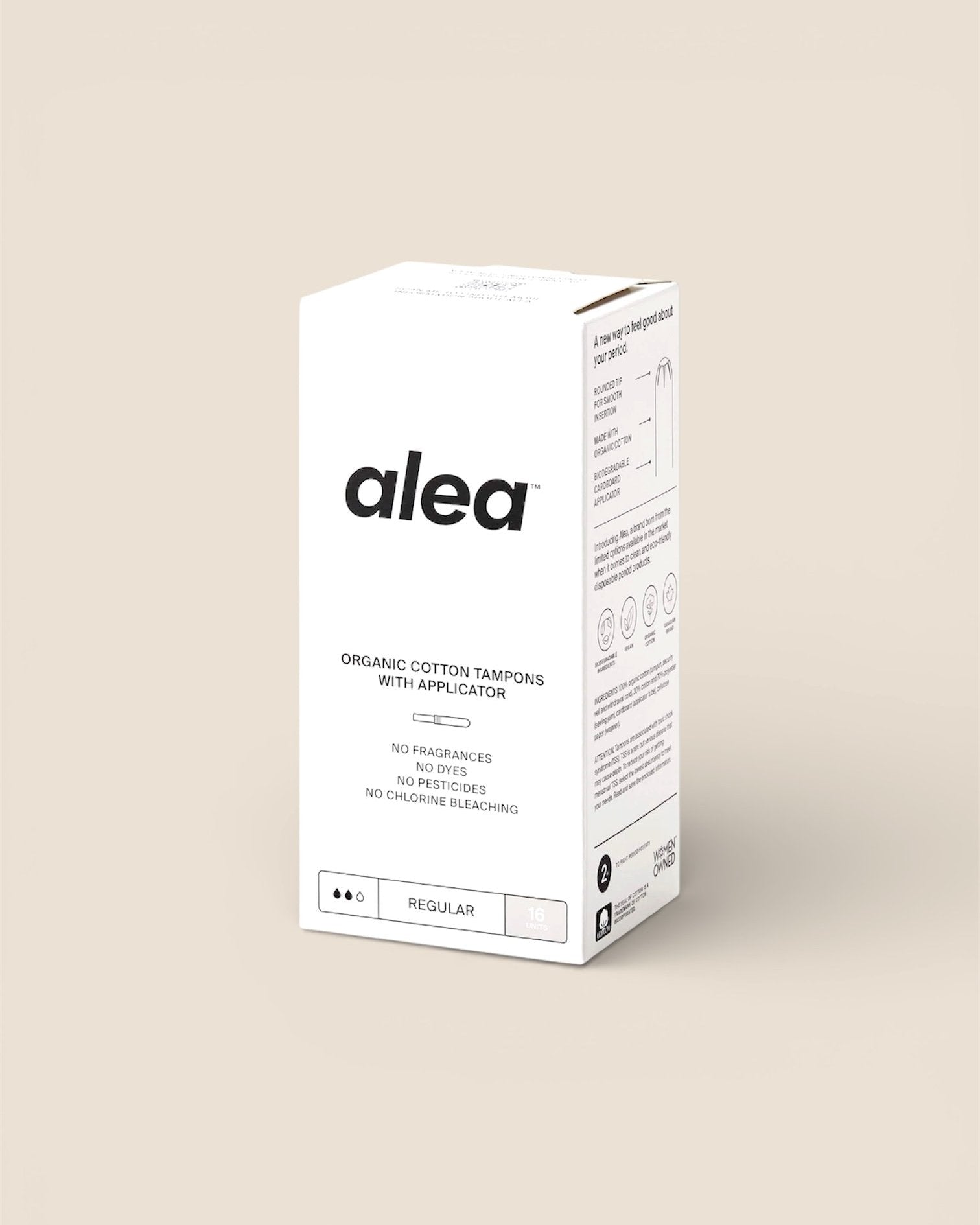 Tampons en Coton Biologique - ALEA