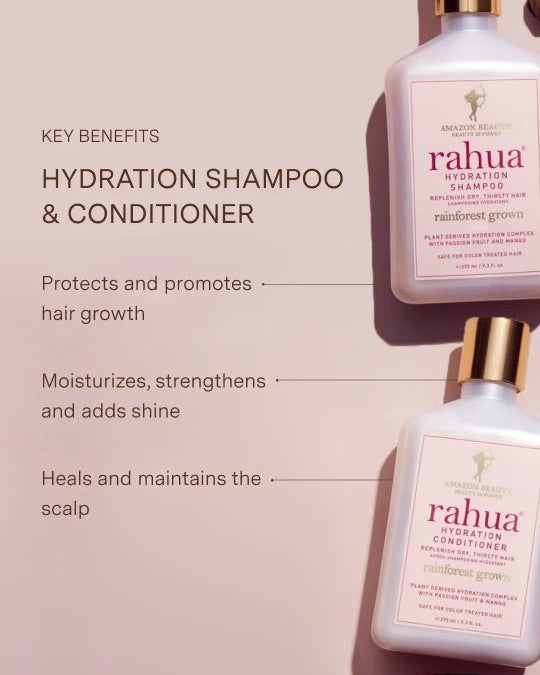 Revitalisant riche et nourrissant pour cheveux secs ou abîmés Rahua. Rich and nourishing conditioner for dry and damaged hair Rahua.