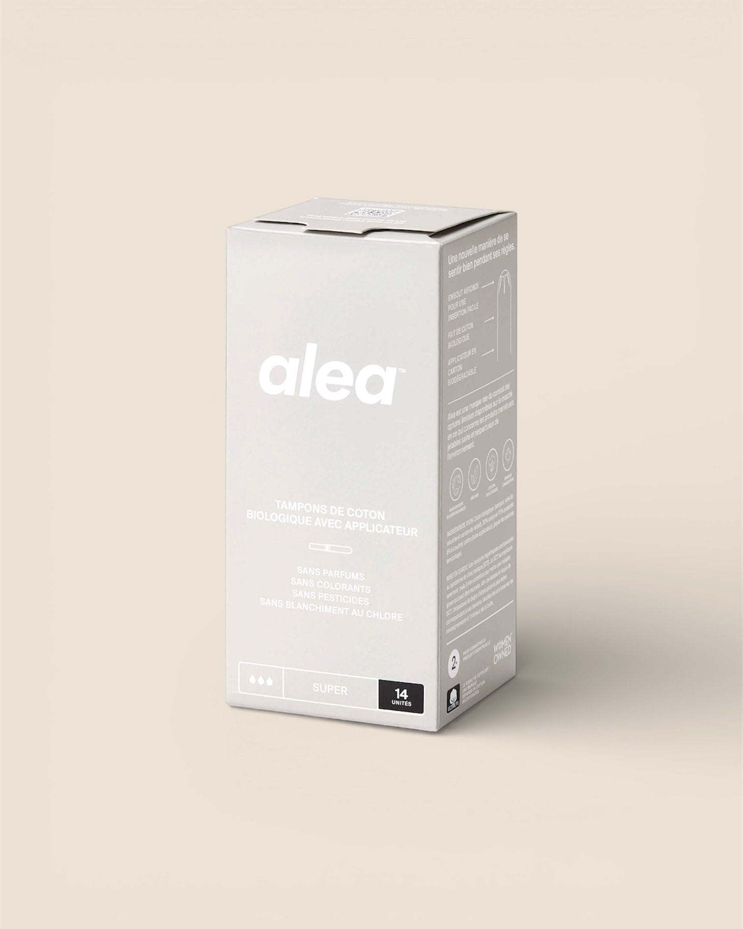 Tampons en Coton Biologique - ALEA