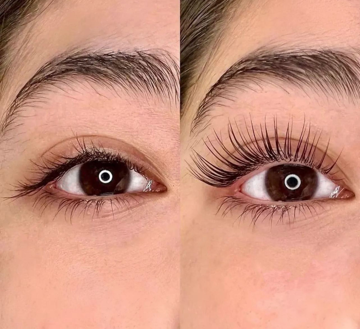 Rehaussement des cils à la kératine aussi connu sous lash lift coréen à Laval, Browgeous Esthétique