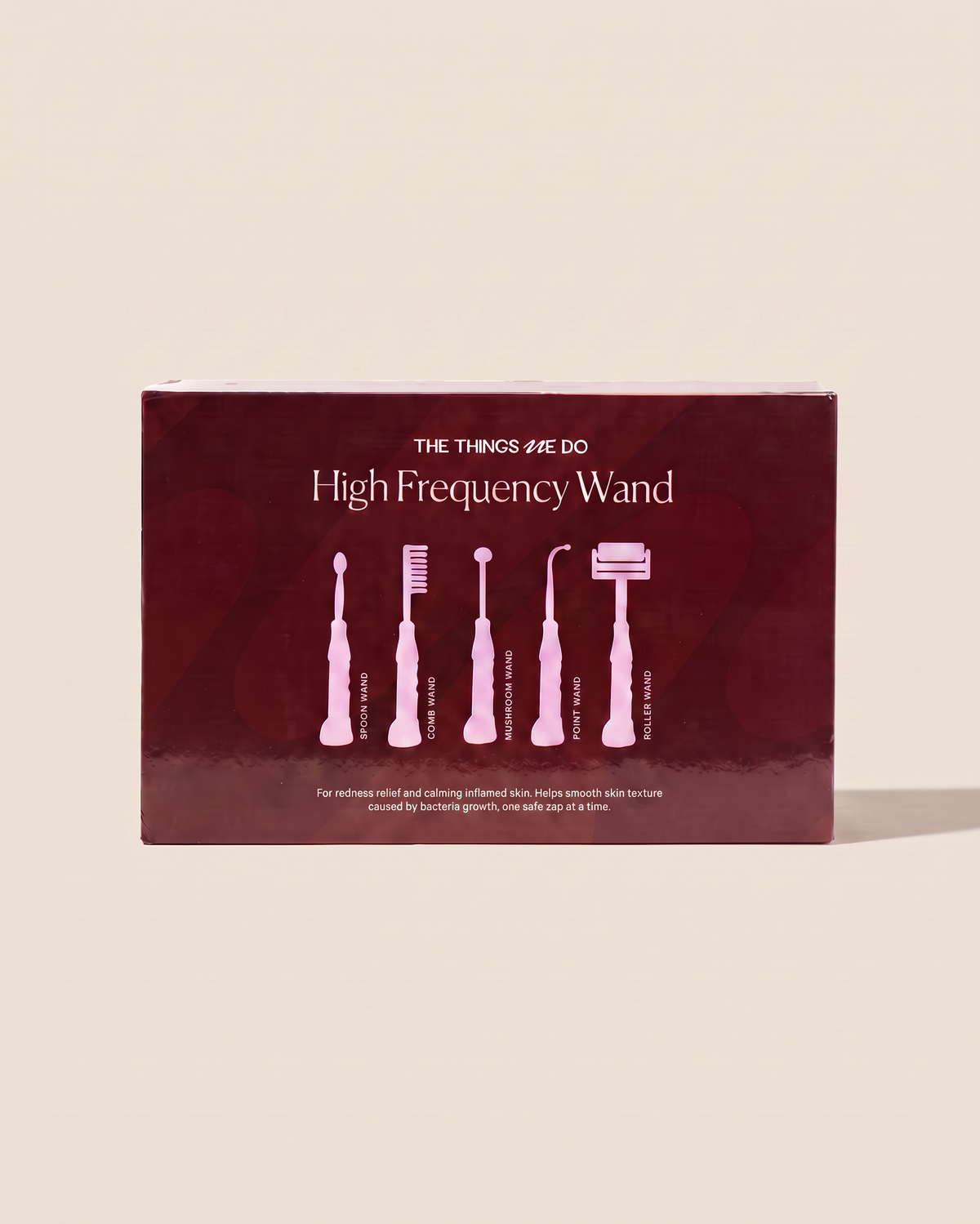 Appareil haute fréquence High frequency wand The Things We Do avec 5 électrodes en verre