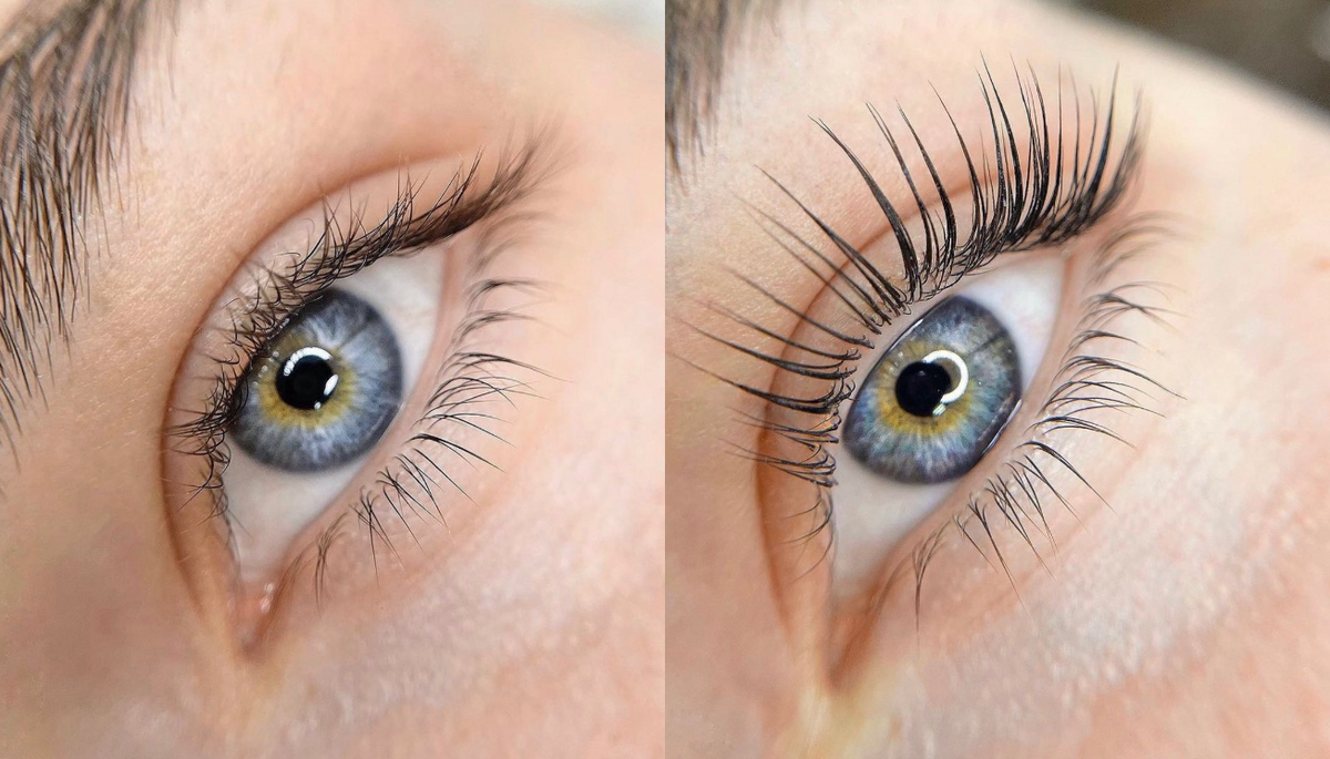Rehaussement des cils à la kératine aussi connu sous lash lift coréen à Laval, Browgeous Esthétique
