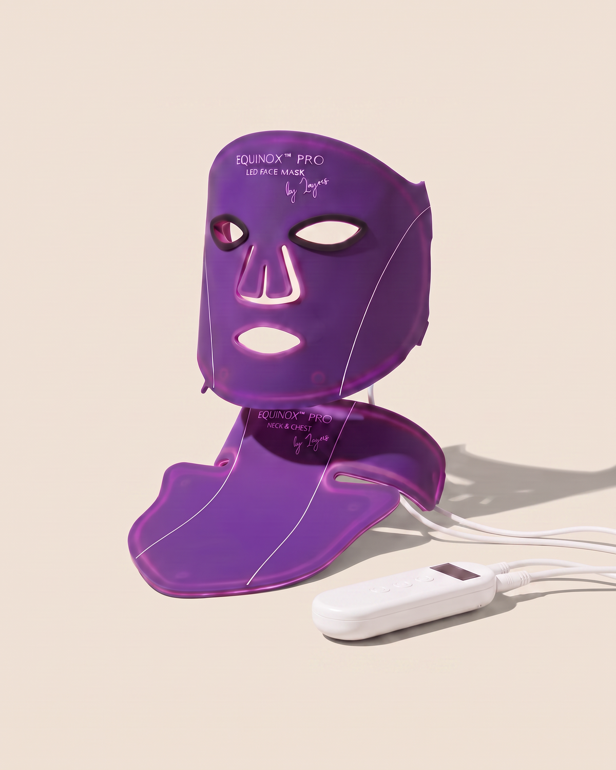 Masque luminothérapie visage,cou et poitrine, red light therapy face, neck and chest